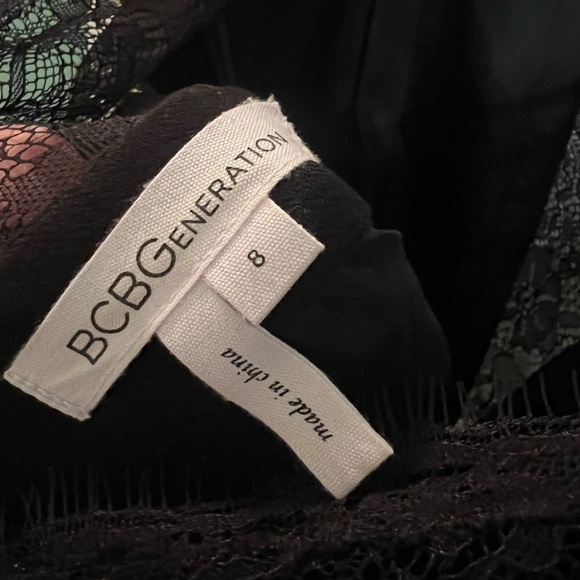 BCBGENERATION Black Lace Detail Dress 8 - Picture 5 of 7